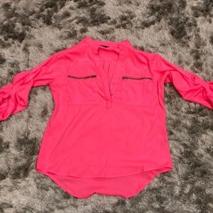 Hot pink blouse